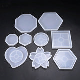 Silicone Mold Epoxy Resin for Flower Pot Coaster Table Mat Tray Base Craft