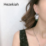 Hezekiah needle Parrot Earrings Personality Women's Earrings