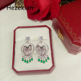 Hezekiah needle Parrot Earrings Personality Women's Earrings