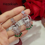 Hezekiah needle Parrot Earrings Personality Women's Earrings