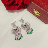 Hezekiah needle Parrot Earrings Personality Women's Earrings