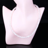 Crystal Necklace for Women Choker Collar Wedding Zircon Jewelry