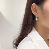 Baroque Pearl Sterling Silver Earrings for Women Gift