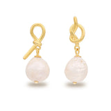 Baroque Pearl Sterling Silver Earrings for Women Gift