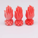 Hibiscus Flowers Coral Beads for Jewelry Making - 20x12mm Coral Charm DIY Bead