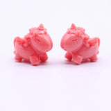 Hibiscus Flowers Coral Beads for Jewelry Making - 20x12mm Coral Charm DIY Bead