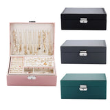 High Capacity Double-Layer Jewelry Storage Box Organizer
