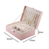 High Capacity Double-Layer Jewelry Storage Box Organizer