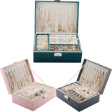 High Capacity Double-Layer Jewelry Storage Box Organizer