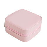 High Capacity Girl Jewelry Box Flannel Storage Bag Portable Travel Organizer