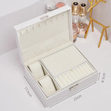 Jewelry Packaging Double-Layer Display Storage Case