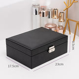Jewelry Packaging Double-Layer Display Storage Case
