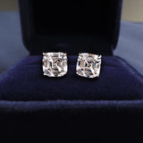 High Carbon Diamond Earrings 925 Sterling Silver Female