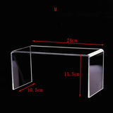 Clear Acrylic Jewelry Bracelet Wallet Holder Display Stand