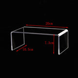 Clear Acrylic Jewelry Bracelet Wallet Holder Display Stand