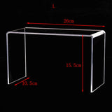 Clear Acrylic Jewelry Bracelet Wallet Holder Display Stand