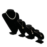 Luxurious Velvet Necklace Display Stand