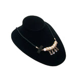 Luxurious Velvet Necklace Display Stand