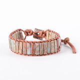 High End Boho Natural Stone Wrap Bracelet Chakra Power Bracelet
