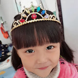 High-End Crystal Sunflower Wedding Tiaras Hair Jewelry