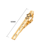 Gold Plated Custom Collar Tie Clip for Business Wedding