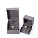 Elegant Flannel Jewelry Velvet Packaging Case