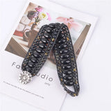 Natural Stone Leather Wrap Bracelet