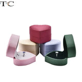 High-End Peach Heart Jewelry Proposal Ring Box