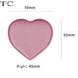 High-End Peach Heart Jewelry Proposal Ring Box