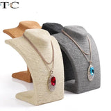 Hemp Rope Necklace Display Stand Jewelry Holder Window Display