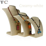 Hemp Rope Necklace Display Stand Jewelry Holder Window Display