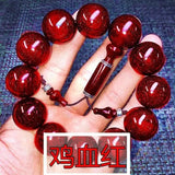 Indian Pterocarpus Santalinus Bracelet Full Star Buddha Beads