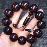 Indian Pterocarpus Santalinus Bracelet Full Star Buddha Beads