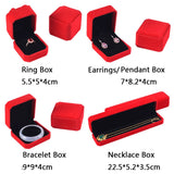 Velvet Jewelry Storage Display Box High-End