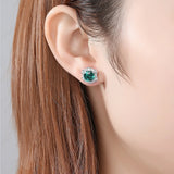 Artificial Emerald 18K Plated Earring For Woman Party Wedding Jewellery