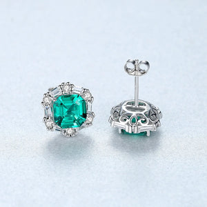 Artificial Emerald 18K Plated Earring For Woman Party Wedding Jewellery