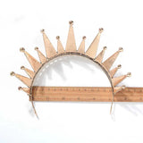 Vintage Baroque Style Red Crystal Royal Princess Big Tiara Crown