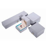 High-Grade Button Jewelry Ornaments Packaging Pu Leather