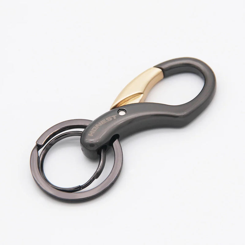 Classic Keychain Durable Men Car Key Chains Buckle Jewelry Key Ring Holder Gift