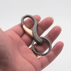 Classic Keychain Durable Men Car Key Chains Buckle Jewelry Key Ring Holder Gift