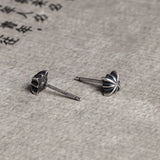 925 Sterling Silver Earrings Punk Retro Ear Jewelry