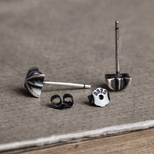 925 Sterling Silver Earrings Punk Retro Ear Jewelry