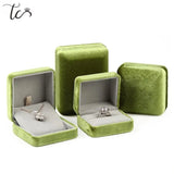 Corduroy Jewelry Storage Box - Gift Packaging for Rings and Necklaces