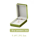 Corduroy Jewelry Storage Box - Gift Packaging for Rings and Necklaces
