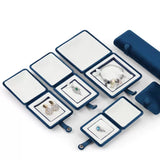 Double Open Velvet Jewelry Box Wedding Ring Necklace Earring Gift Organizer