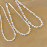 South Shell Pearl Bead Clavicular Chain Necklace