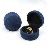 Diamond Ring Box Fur Wide High Jewelry Box Small Box