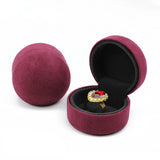 Diamond Ring Box Fur Wide High Jewelry Box Small Box
