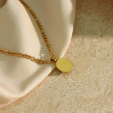 Amazonite Stone Necklace Stainless Steel Chain
