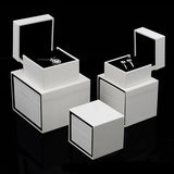 Leather-Filled Paper Jewelry Packaging Box